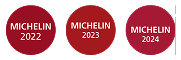 Michelin emblems for 2022, 2023, 2024